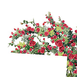 Maxbell 3x Rose Wall Sticker PVC Wallpaper for Offices Kitchen Background Decoration Style A