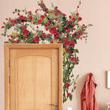 Maxbell 3x Rose Wall Sticker PVC Wallpaper for Offices Kitchen Background Decoration Style A