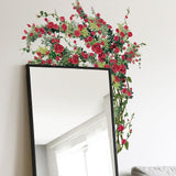 Maxbell 3x Rose Wall Sticker PVC Wallpaper for Offices Kitchen Background Decoration Style A