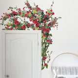 Maxbell 3x Rose Wall Sticker PVC Wallpaper for Offices Kitchen Background Decoration Style A