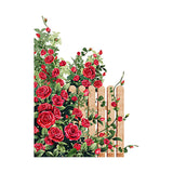 Maxbell 3x Rose Wall Sticker PVC Wallpaper for Offices Kitchen Background Decoration Style B