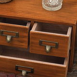 Maxbell Desktop Storage Cabinet 6 Drawer Easy to Sort Wooden for Dresser Home Office