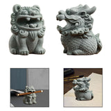 Maxbell Tea Pet Sculpture Decoration Compact Office Tea Table Collection Lion Statue Big