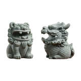 Maxbell Tea Pet Sculpture Decoration Compact Office Tea Table Collection Lion Statue Big