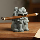 Maxbell Tea Pet Sculpture Decoration Compact Office Tea Table Collection Lion Statue Big