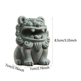 Maxbell Tea Pet Sculpture Decoration Compact Office Tea Table Collection Lion Statue Big