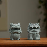 Maxbell Tea Pet Sculpture Decoration Compact Office Tea Table Collection Lion Statue Big