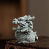 Maxbell Tea Pet Sculpture Decoration Compact Office Tea Table Collection Lion Statue Small