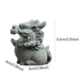 Maxbell Tea Pet Sculpture Decoration Compact Office Tea Table Collection Lion Statue Small