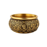 Maxbell Traditional Treasure Bowl Offering Bowl Desktop Ornament for Restaurant Shop 7.5x7.5x4.5cm