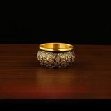 Maxbell Traditional Treasure Bowl Offering Bowl Desktop Ornament for Restaurant Shop 7.5x7.5x4.5cm