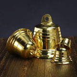 Maxbell DIY Brass Bell Hanging Ornament Sturdy for Wind Chimes Lightweight Handcraft 1.5inch