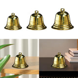 Maxbell DIY Brass Bell Hanging Ornament Sturdy for Wind Chimes Lightweight Handcraft 1.5inch