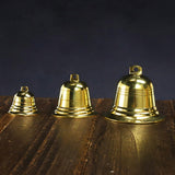Maxbell DIY Brass Bell Hanging Ornament Sturdy for Wind Chimes Lightweight Handcraft 1.5inch