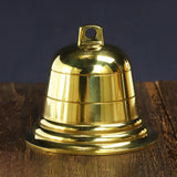 Maxbell DIY Brass Bell Hanging Ornament Sturdy for Wind Chimes Lightweight Handcraft 3inch