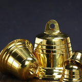 Maxbell DIY Copper Bell Hanging Ornament Heavy Duty Lightweight Feng Shui Decoration 5inch