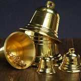 Maxbell DIY Copper Bell Hanging Ornament Heavy Duty Lightweight Feng Shui Decoration 5inch