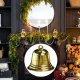 Maxbell DIY Copper Bell Hanging Ornament Heavy Duty Lightweight Feng Shui Decoration 5inch