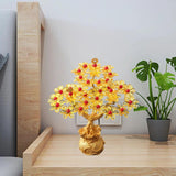 Maxbell Feng Shui Money Tree DIY Handmade Kit Artwork for Tabletop Living Room Shelf Height 16.8cm Style A