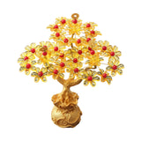 Maxbell Feng Shui Money Tree DIY Handmade Kit Artwork for Tabletop Living Room Shelf Height 16.8cm Style A