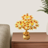 Maxbell Feng Shui Money Tree DIY Handmade Kit Artwork for Tabletop Living Room Shelf Height 16.8cm Style A