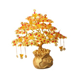 Maxbell Feng Shui Money Tree DIY Handmade Kit Artwork for Tabletop Living Room Shelf 25cmx29cm Style B