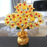 Maxbell Feng Shui Money Tree DIY Handmade Kit Artwork for Tabletop Living Room Shelf 25cmx29cm Style B