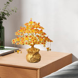 Maxbell Feng Shui Money Tree DIY Handmade Kit Artwork for Tabletop Living Room Shelf 25cmx29cm Style B