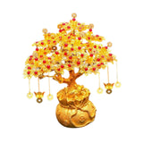 Maxbell Feng Shui Money Tree DIY Handmade Kit Artwork for Tabletop Living Room Shelf 25cmx29cm Style C