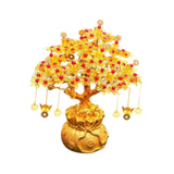 Maxbell Feng Shui Money Tree DIY Handmade Kit Artwork for Tabletop Living Room Shelf 25cmx29cm Style C