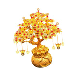 Maxbell Feng Shui Money Tree DIY Handmade Kit Artwork for Tabletop Living Room Shelf 25cmx29cm Style C