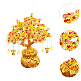 Maxbell Feng Shui Money Tree DIY Handmade Kit Artwork for Tabletop Living Room Shelf 25cmx29cm Style C