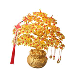 Maxbell Feng Shui Money Tree DIY Handmade Kit Artwork for Tabletop Living Room Shelf 29cmx31cm Style D