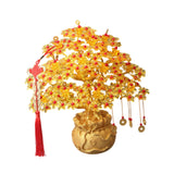 Maxbell Feng Shui Money Tree DIY Handmade Kit Artwork for Tabletop Living Room Shelf 29cmx31cm Style D