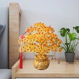Maxbell Feng Shui Money Tree DIY Handmade Kit Artwork for Tabletop Living Room Shelf 29cmx31cm Style D