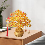 Maxbell Feng Shui Money Tree DIY Handmade Kit Artwork for Tabletop Living Room Shelf 29cmx31cm Style D