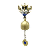 Maxbell Wind Chime Owls Chimes Owl Pendant Vintage Windchime for Window Door Balcony Golden