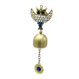 Maxbell Wind Chime Owls Chimes Owl Pendant Vintage Windchime for Window Door Balcony Golden