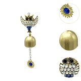 Maxbell Wind Chime Owls Chimes Owl Pendant Vintage Windchime for Window Door Balcony Golden
