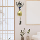Maxbell Wind Chime Owls Chimes Owl Pendant Vintage Windchime for Window Door Balcony Silver
