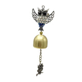 Maxbell Wind Chime Owls Chimes Owl Pendant Vintage Windchime for Window Door Balcony Silver