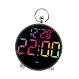 Maxbell LED Digital Alarm Clock Cafe Learning Dorm Office Home Adjustable Brightness Multicolor