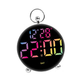 Maxbell LED Digital Alarm Clock Cafe Learning Dorm Office Home Adjustable Brightness Multicolor