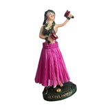 Maxbell Girl in Skirt Statue Artwork Resin Figurine with Base for Office Shelf Study Red Dancing
