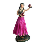 Maxbell Girl in Skirt Statue Artwork Resin Figurine with Base for Office Shelf Study Red Dancing