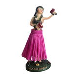 Maxbell Girl in Skirt Statue Artwork Resin Figurine with Base for Office Shelf Study Red Dancing