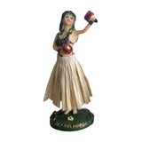 Maxbell Girl in Skirt Statue Artwork Resin Figurine with Base for Office Shelf Study Beige Dancing