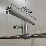 Maxbell Extension Bracket for Clothing Garment Rack for Retail Hanging Rack for Home Brushed