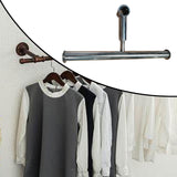 Maxbell Clothes Drying Rack Extend Bracket Convenient Accessories for Clothing Store Bright Silver