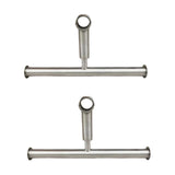 Maxbell Clothes Drying Rack Extend Bracket Convenient Accessories for Clothing Store Bright Silver